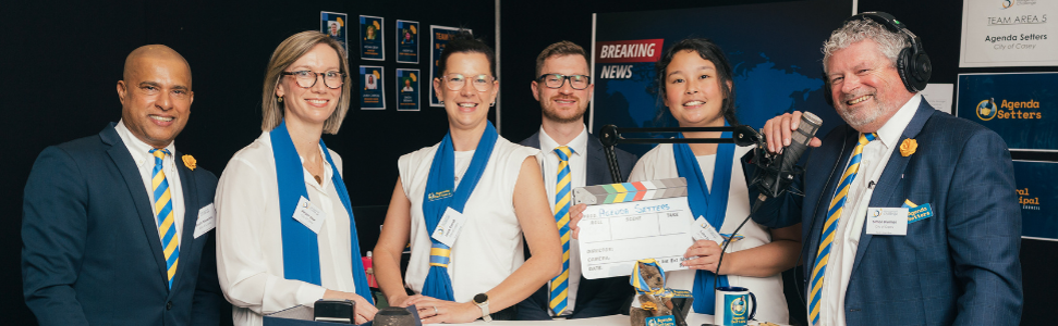 Casey City Council's Agenda Setters at the Australasian Management Challenge Finals in Perth